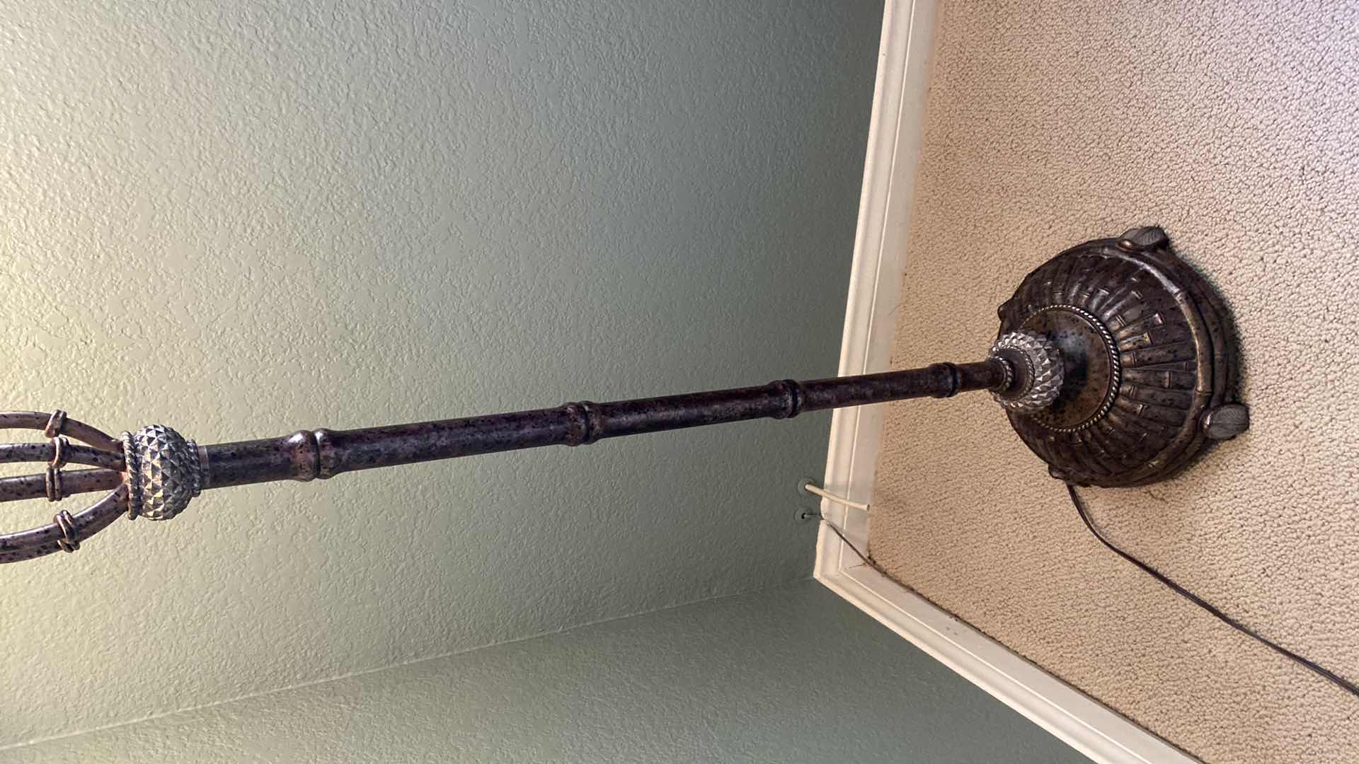 Photo 1 of HEAVY TROPICAL STYLE FLOOR LAMP 60”