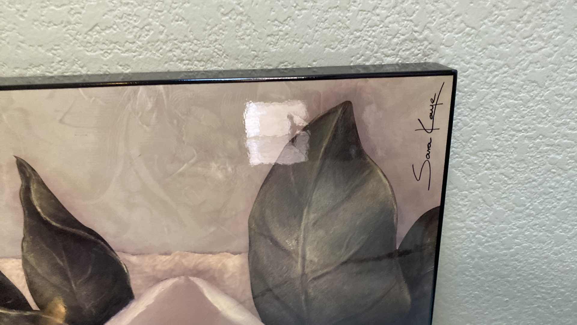 Photo 1 of MAGNOLIA FLORAL ARTWORK 22 1/2” x 22 1/2”