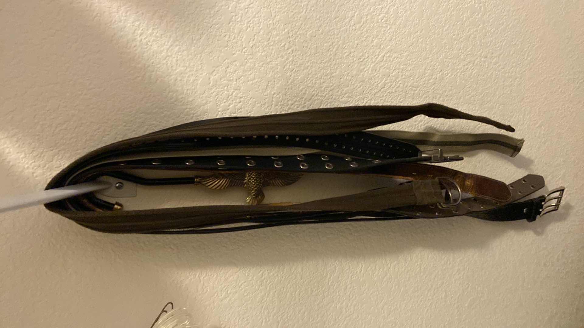 Photo 1 of FREE WEIGHTS AND BASEBALL CAPS AND BELTS BELTS PRIMARY CLOSET