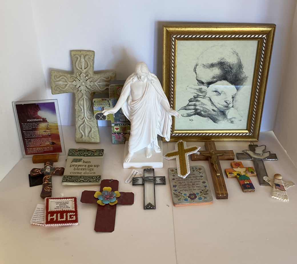 Photo 1 of RELIGIOUS CROSSES AND MORE PICTURE IS 10” x 12”