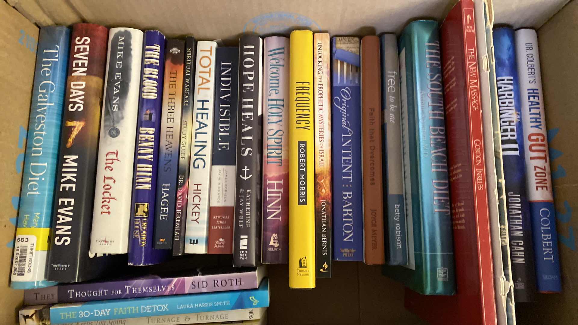 Photo 1 of BOX OF BOOKS