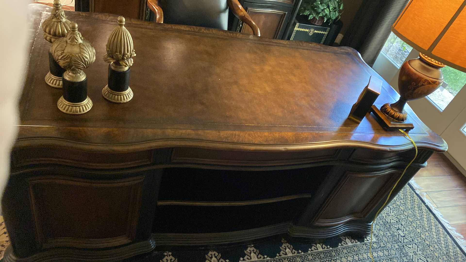 Photo 3 of HOOKER EXECUTIVE DESK 37“ x 75“ H 30” (DESK ONLY, OTHER ITEMS SOLD SEPARATELY)