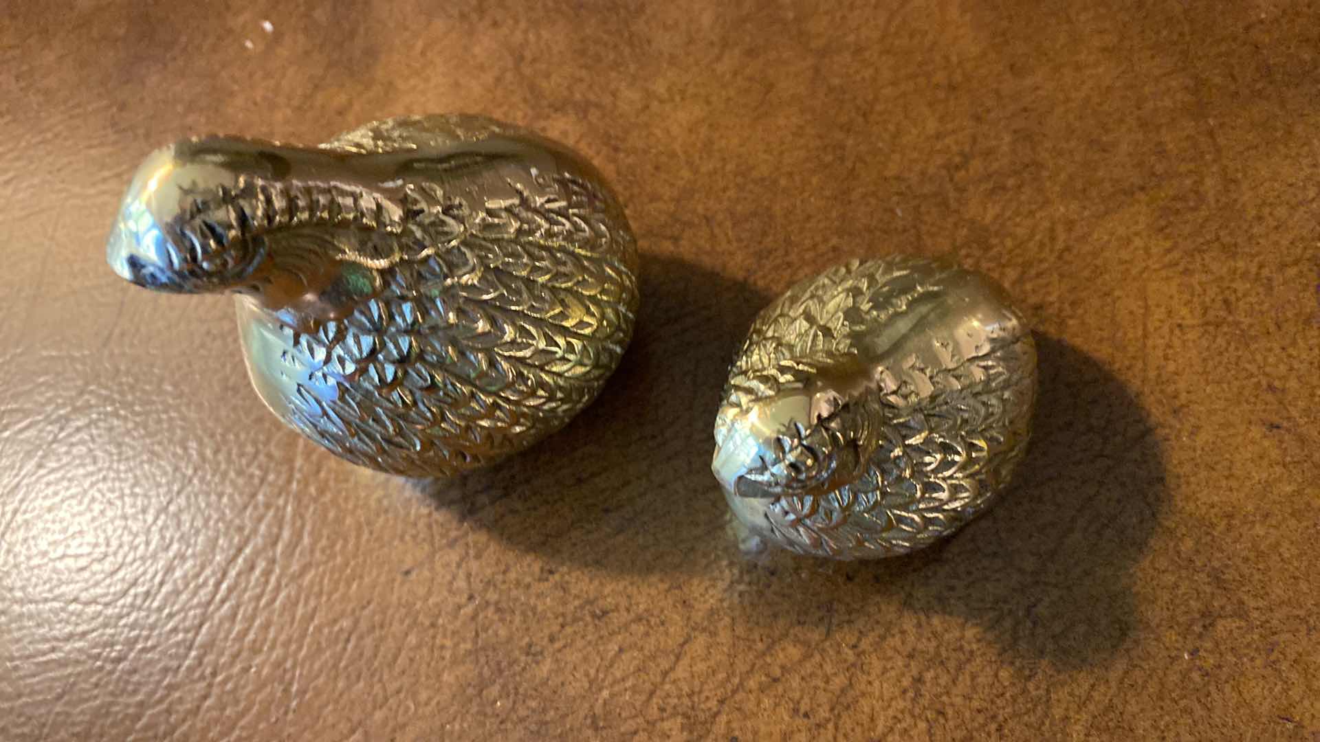 Photo 2 of BRASS QUAIL LARGEST H 4”