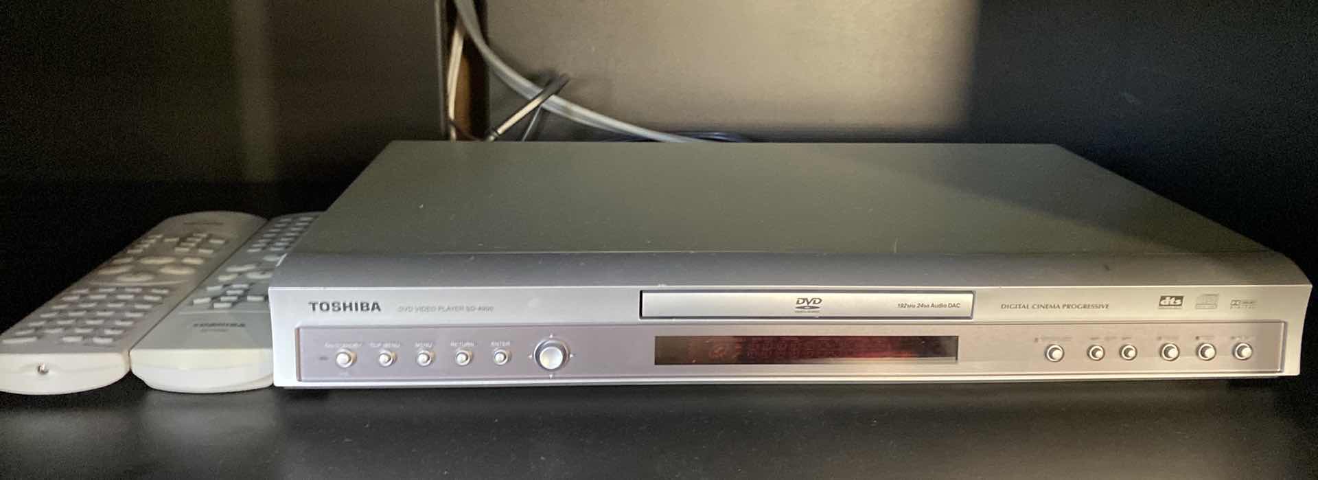 Photo 1 of TOSHIBA DVD PLAYER WITH REMOTE