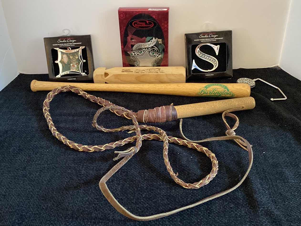 Photo 1 of BULLWHIP MINI BAT AND MORE INCLUDES BASKET