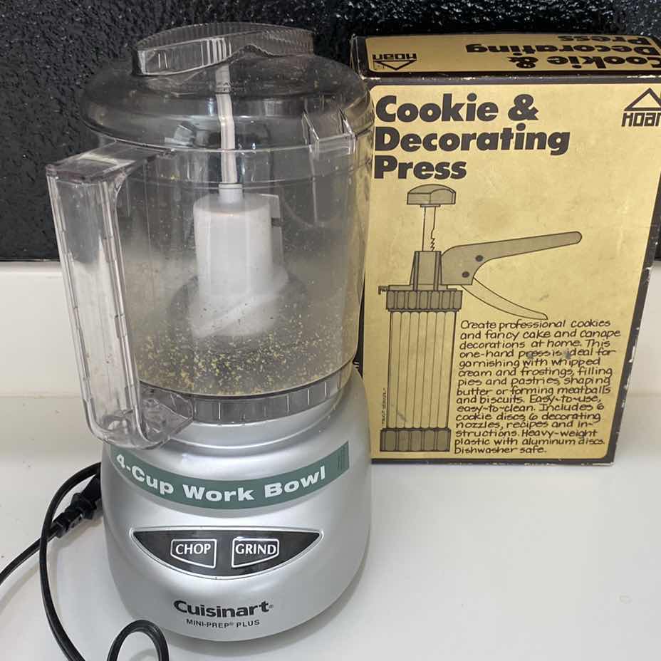 Photo 1 of CUISINART CHOP & GRIND & COOKIE PRESS