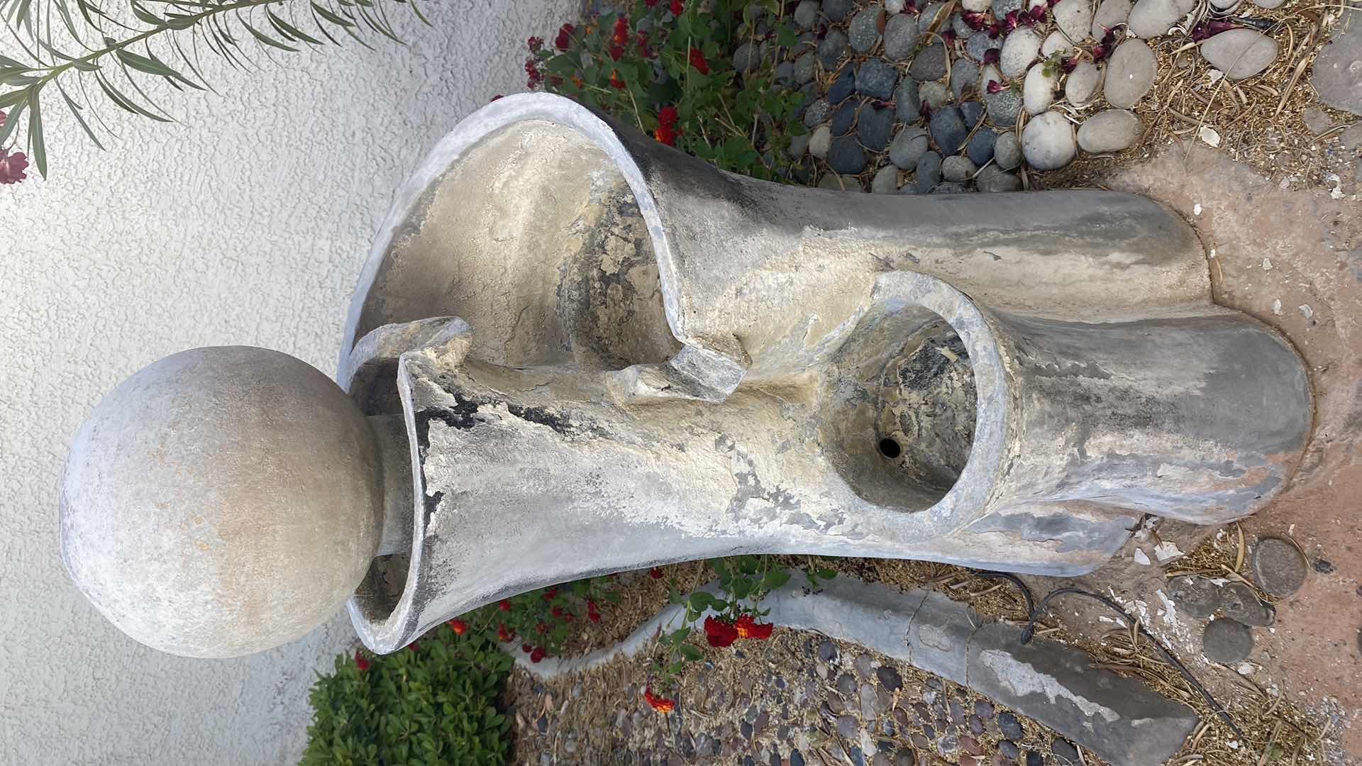Photo 1 of FOUNTAIN UNKNOWN IF PUMP WORKS 17” x 41”