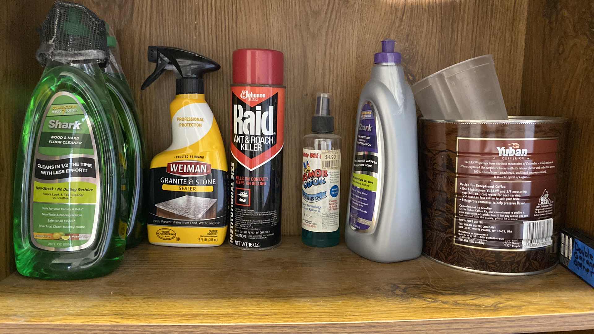 Photo 3 of CLEANING SUPPLIES IN GARAGE