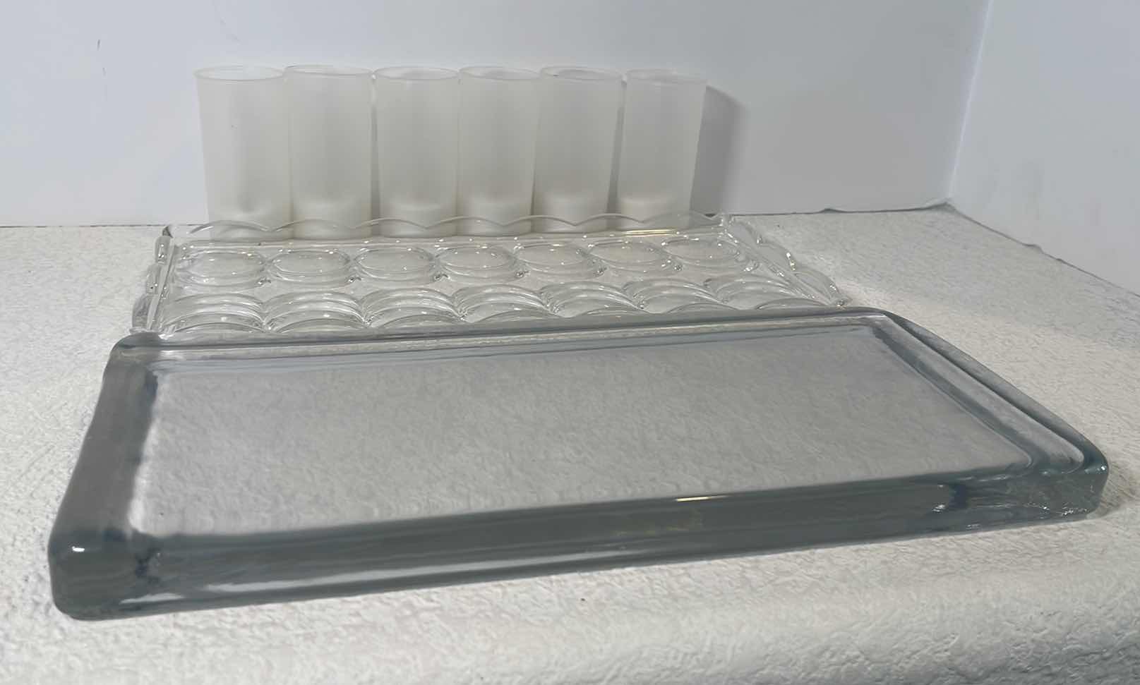 Photo 5 of CLEAR GLASS DECORATIVE DISPLAY TRAYS 12.5” X 5.5” BATTERY PLASTIC CANDLES VOTIVES