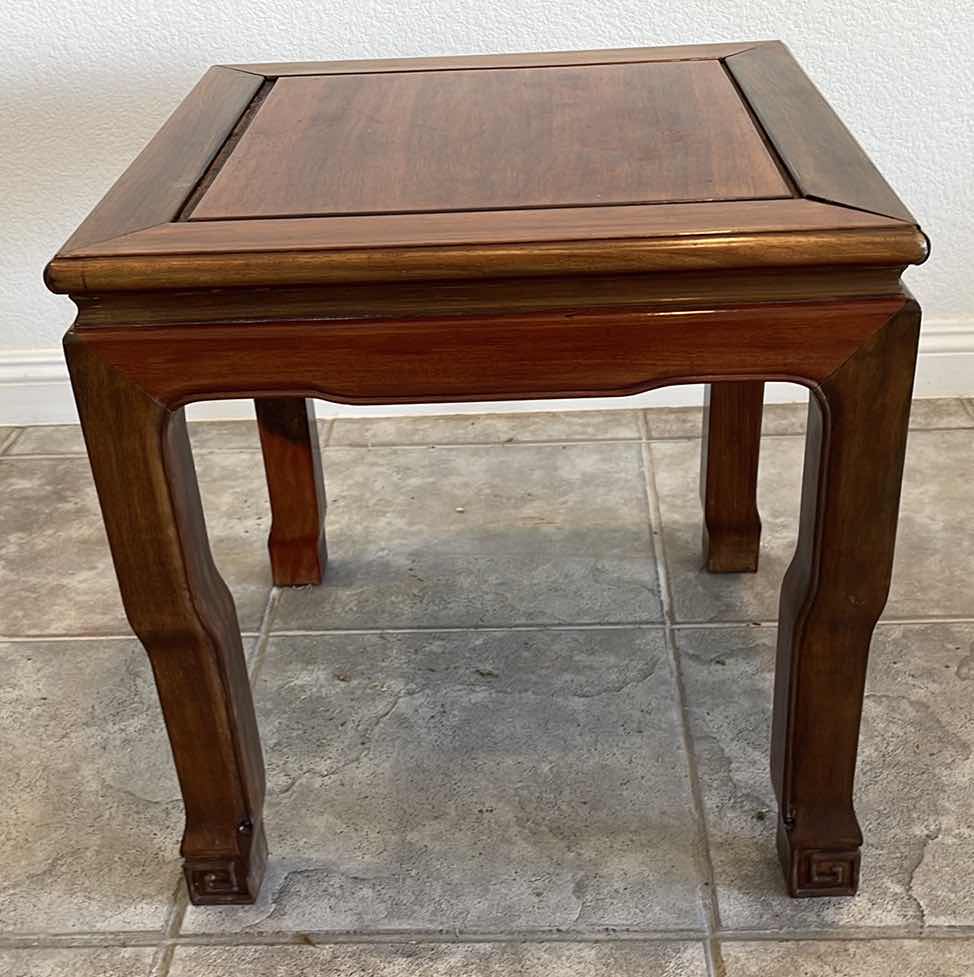 Photo 1 of WOODEN END TABLE 23.5” X 23.5” X H23.5”