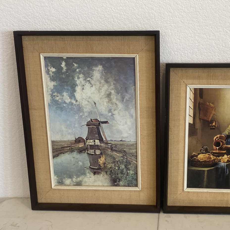Photo 1 of PAIR OF FRAMED PAINTINGS 18“ x 24 1/2“