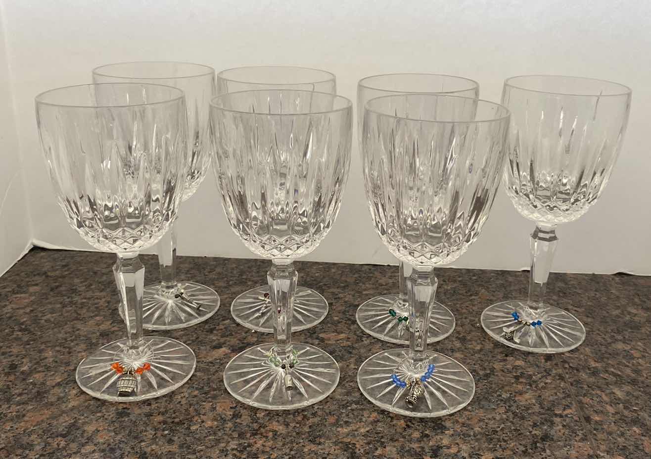 Photo 1 of 7 CRYSTAL WINE GLASSES