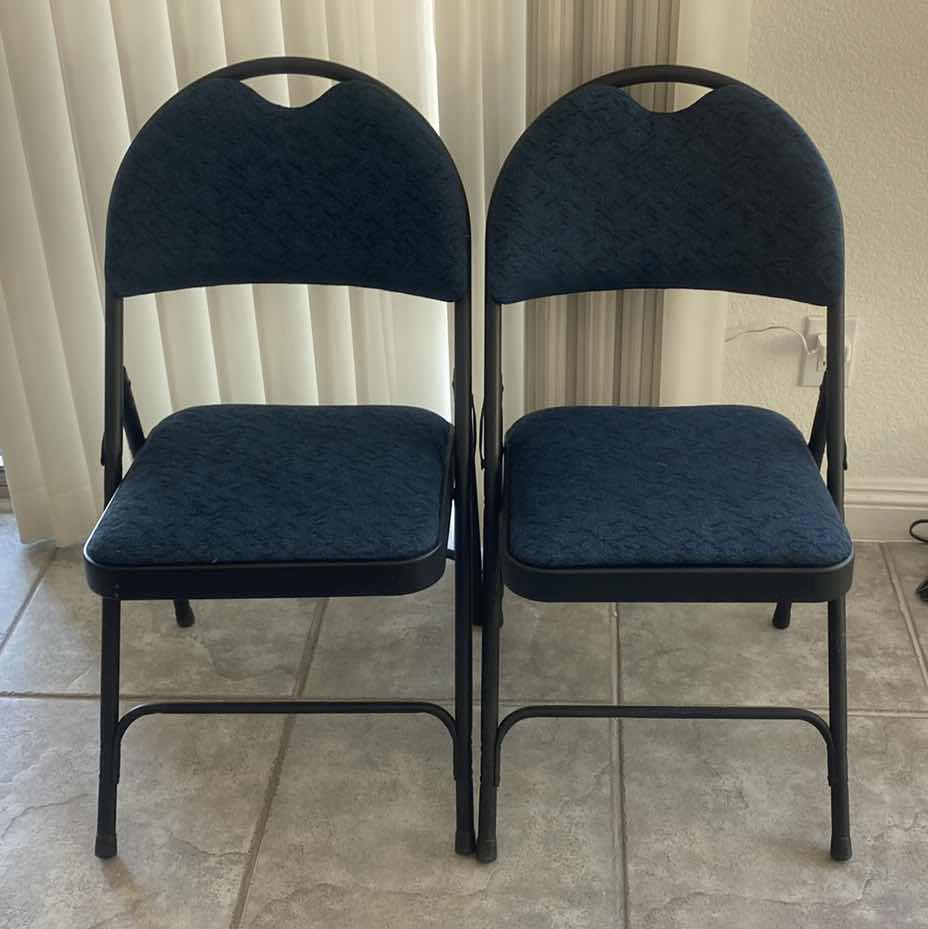 Photo 1 of PAIR OF FOLDING CHAIRS