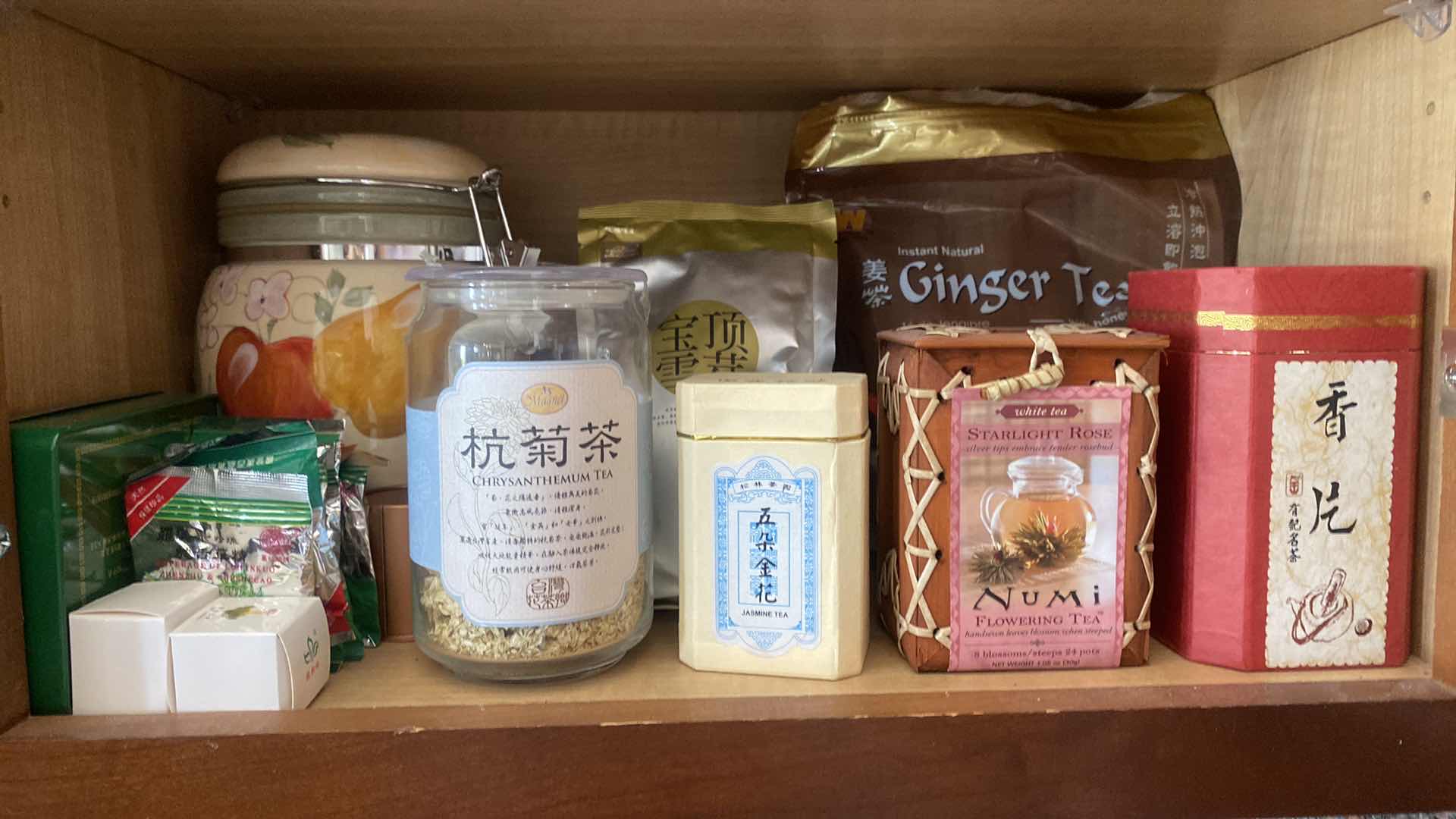 Photo 2 of CONTENTS KITCHEN CABINET- TEA ASSORTMENT