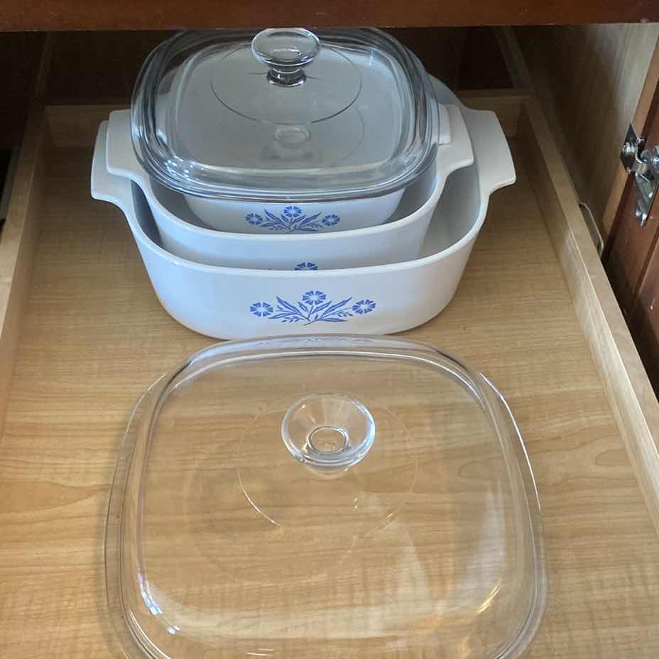 Photo 1 of CONTENTS KITCHEN CABINET- CORNINGWARE