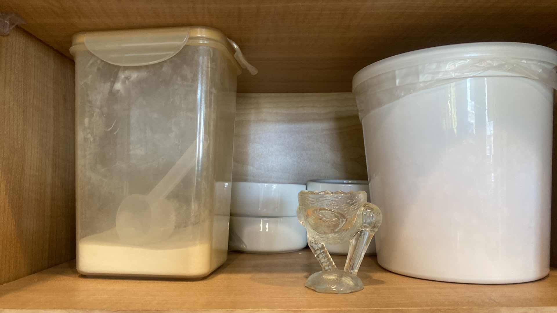 Photo 4 of CONTENTS OF KITCHEN CABINET - SPICES AND CANISTERS