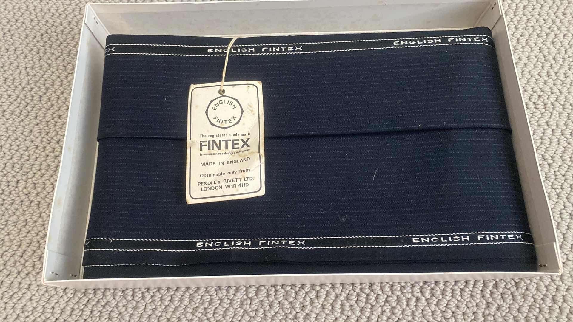 Photo 1 of ENGLISH FINTEX 100% PURE WOOL SUITING FABRIC