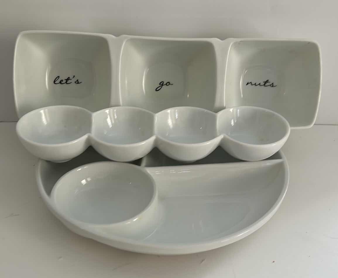 Photo 1 of 3 - SLOTTED SERVING DISHES