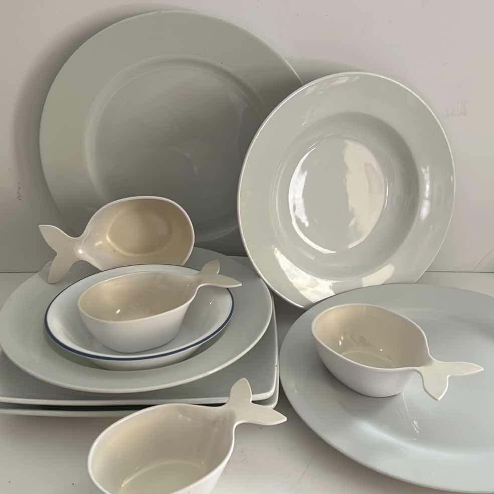 Photo 1 of WHITE PLATE AND BOWL ASSORTMENT