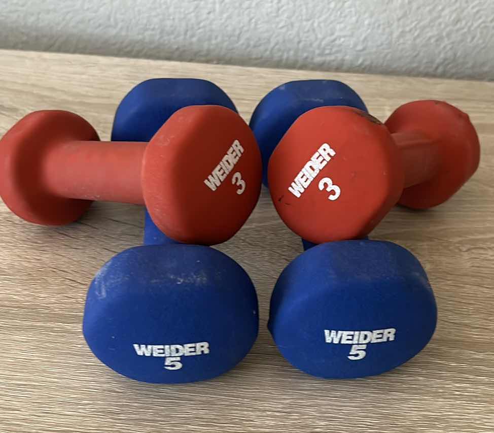 Photo 1 of WEIDER 5lb AND 3lb WEGHTS