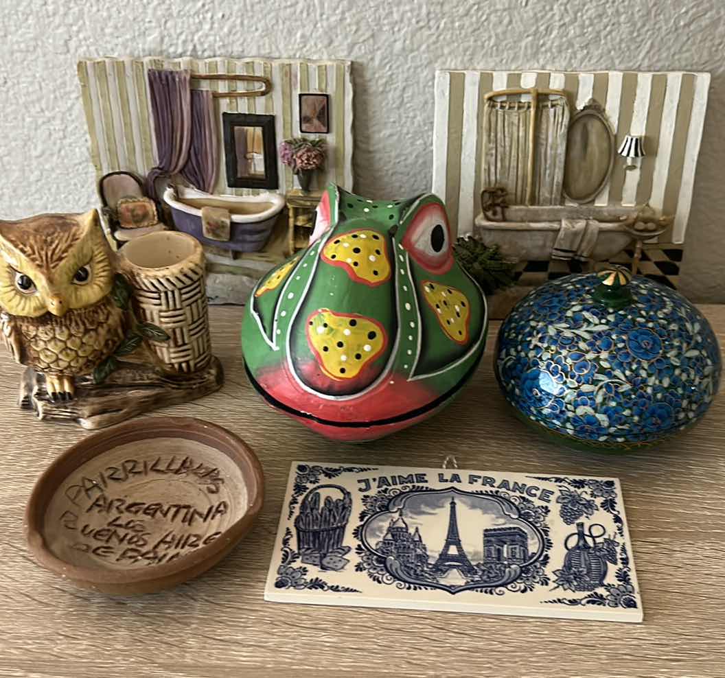 Photo 1 of MISC HOME DECOR ASSORTMENT (TILES 5.5” x 5.5”