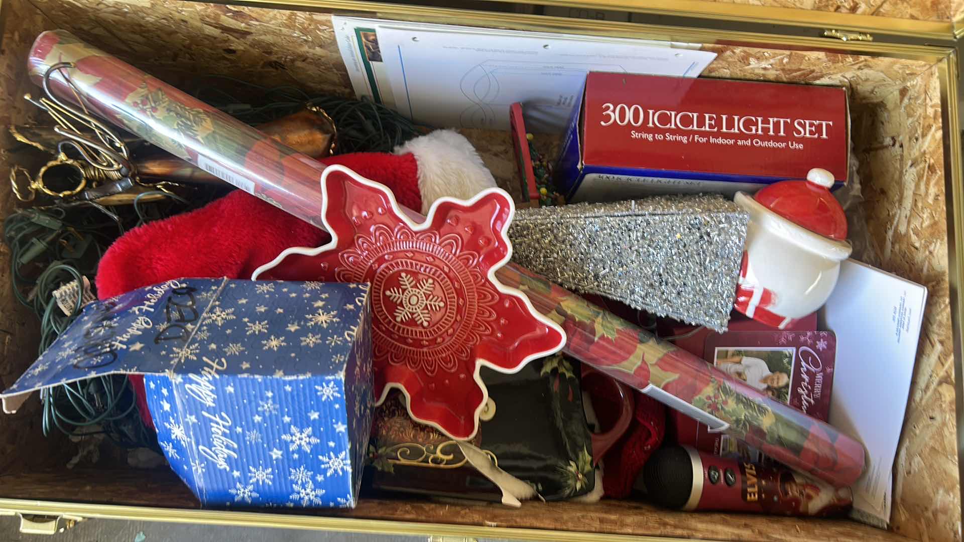 Photo 2 of GARAGE- TRUNK FULL OF CHRISTMAS DECOR