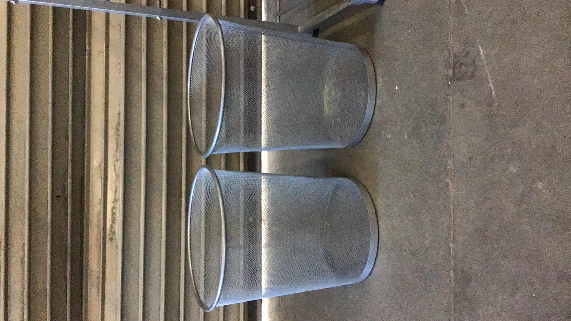 Photo 3 of 5 GALLON WATER JUG HOLDER (4-TIERS 8 TRAYS) W/ METAL WASTE BASKETS (2) 25” X 13” H43