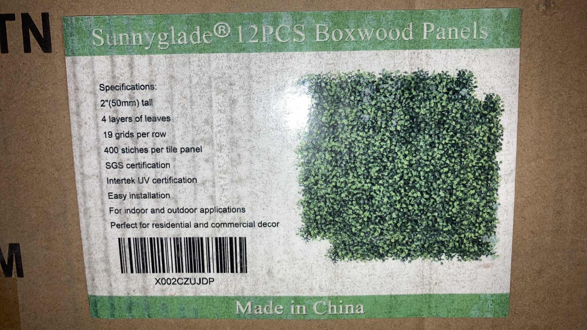 Photo 1 of NEW SUNNYGLADE BOXWOOD HEDGE PANELS (APPROX 12PC) 20” X 20”