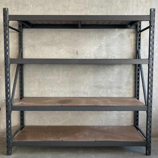 Photo 1 of NSC CERTIFIED STEEL HEAVY-DUTY BLACK 4 TIER RACK 84” X 24” H84”