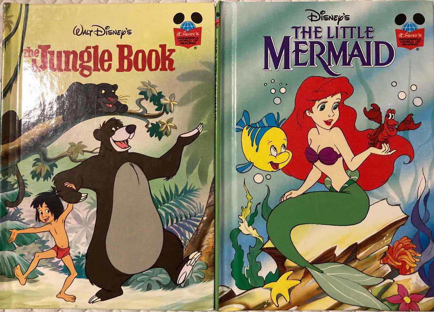 Photo 1 of DISNEY FIRST AMERICAN EDITION JUNGLE BOOK & LITTLE MERMAID CHILDREN’S BOOKS