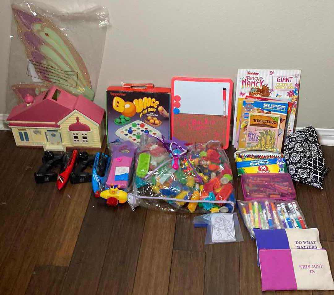 Photo 1 of KIDS TOYS & GAMES W CHILDREN’S STATIONARY SUPPLIES-MAKERS, CRAYONS, COLORING BOOKS