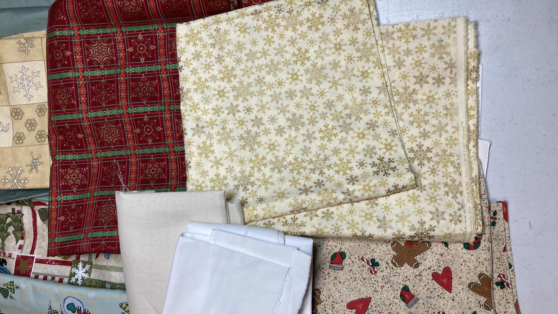 Photo 7 of HOLIDAY & VINTAGE STYLE FABRIC ROLLS- VARIOUS STYLES & MATERIALS