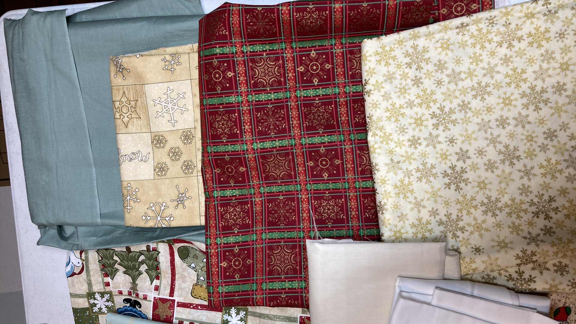 Photo 4 of HOLIDAY & VINTAGE STYLE FABRIC ROLLS- VARIOUS STYLES & MATERIALS