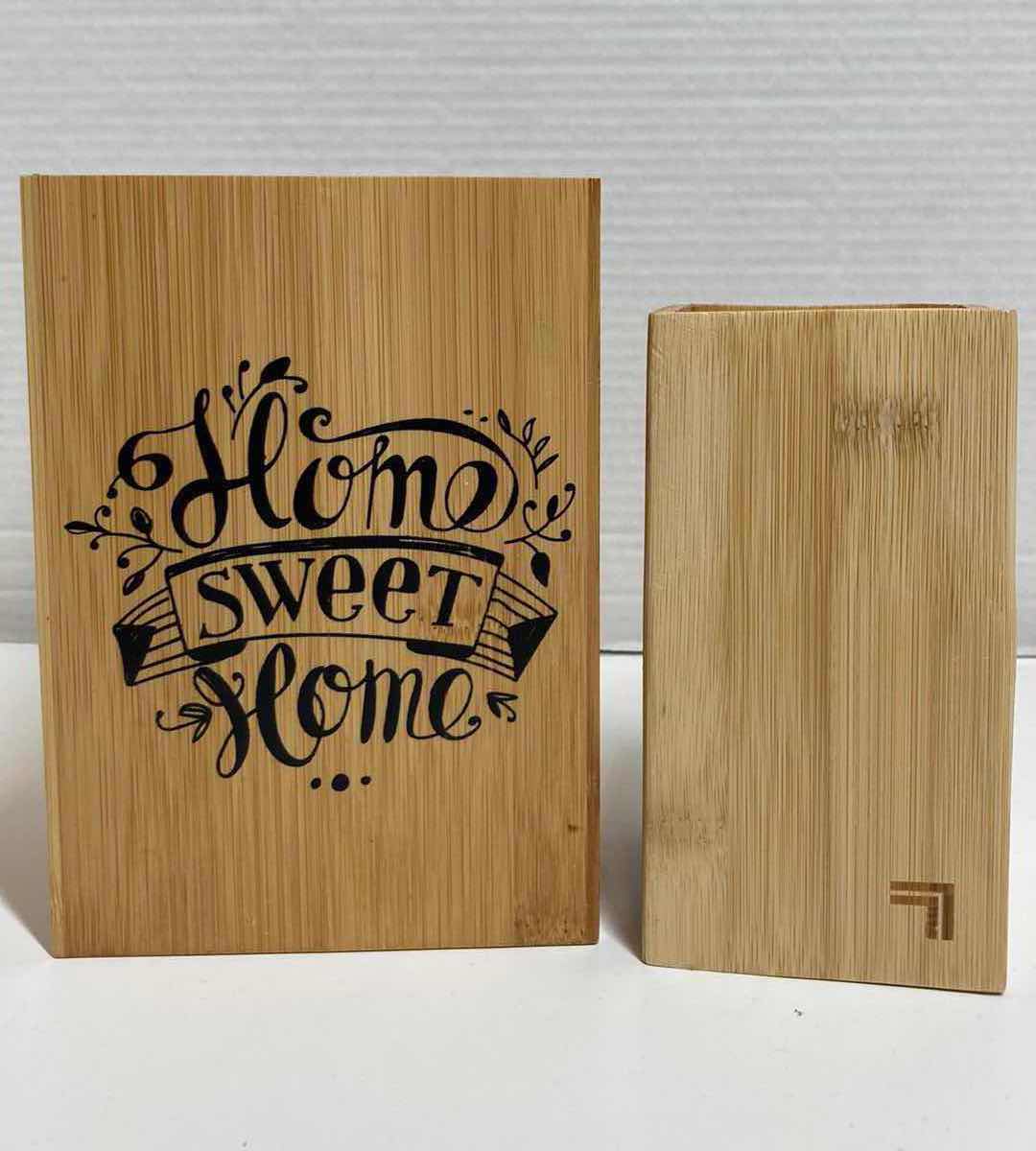 Photo 4 of NEW HANDMADE HOLIDAY CRAFT WOOD DECOR BOXES (3) W NATURAL WOOD BOXES (2)
