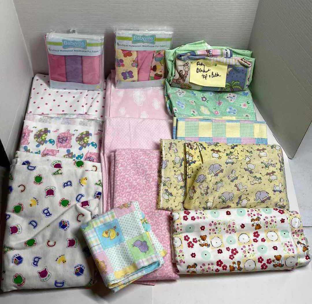 Photo 1 of NEW BABY FABRIC-VARIOUS DESIGNS & MATERIALS (13)