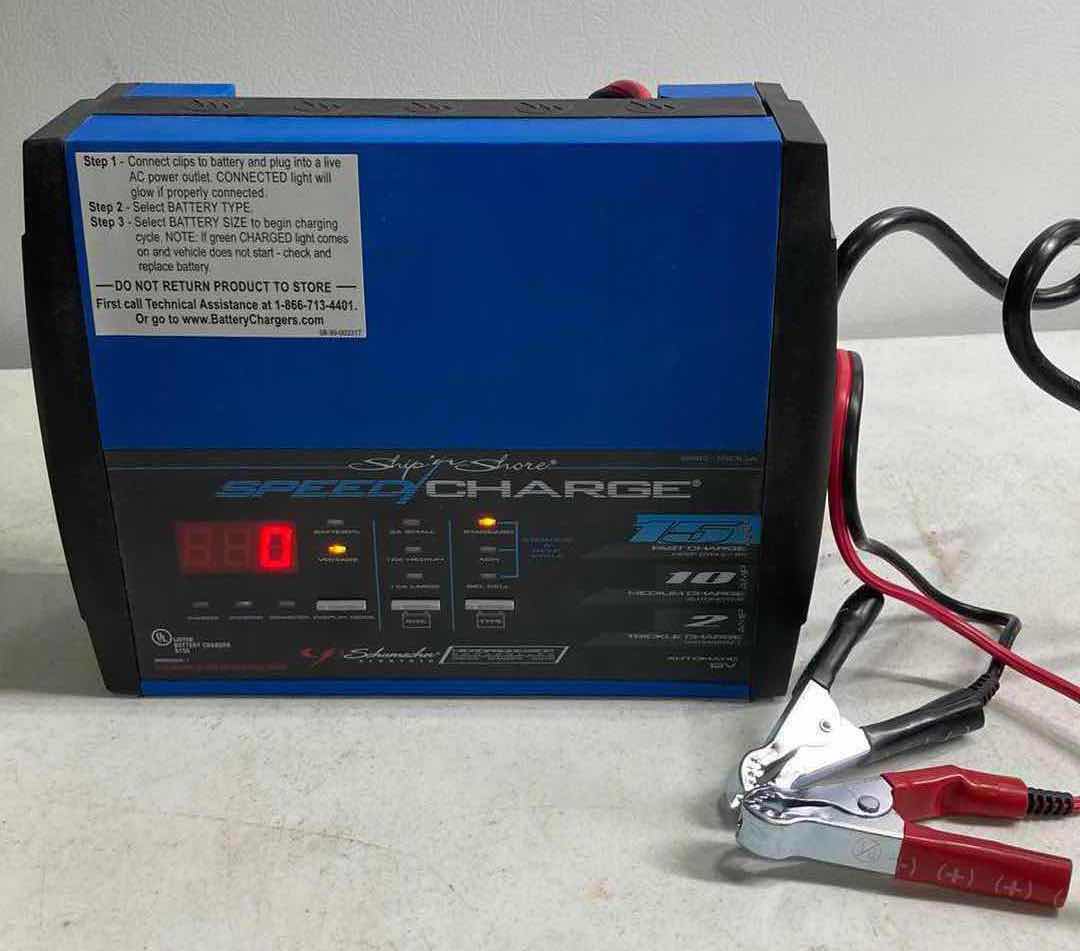Photo 1 of SCHUMACHER ELECTRIC SHIP & SHORE BATTERY FAST CHARGER MODEL SSC-1500A