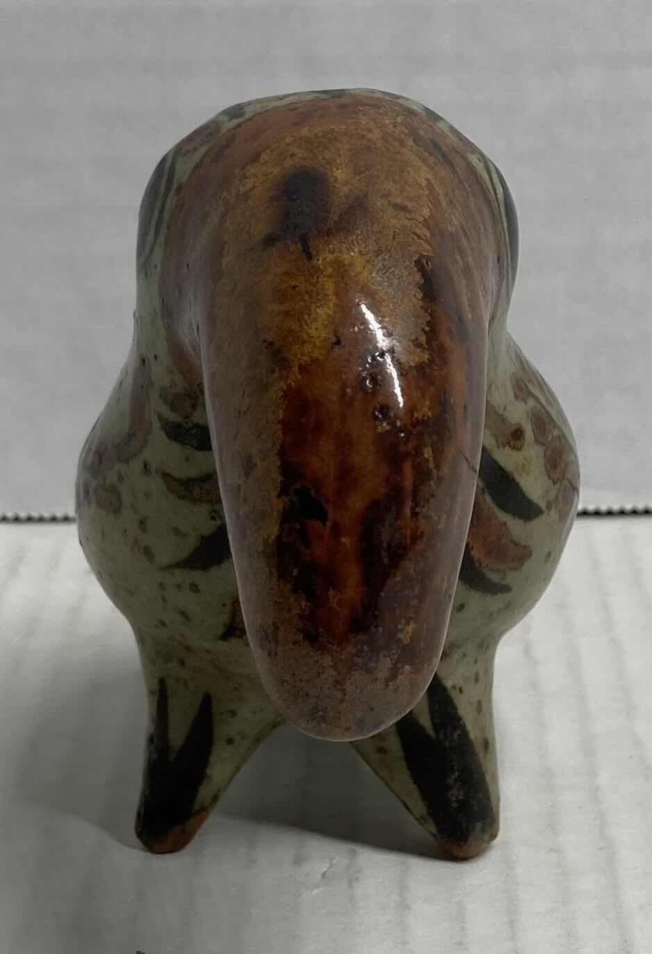 Photo 3 of TOUCAN TONALA MEXICAN HAND PAINTED CERAMIC FIGURINE H4”