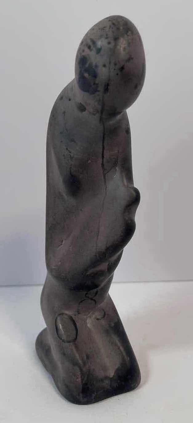 Photo 1 of MOTHER & CHILD AFRICAN SOAPSTONE SCULPTURE HAND CARVED MADE IN KENYA H6”