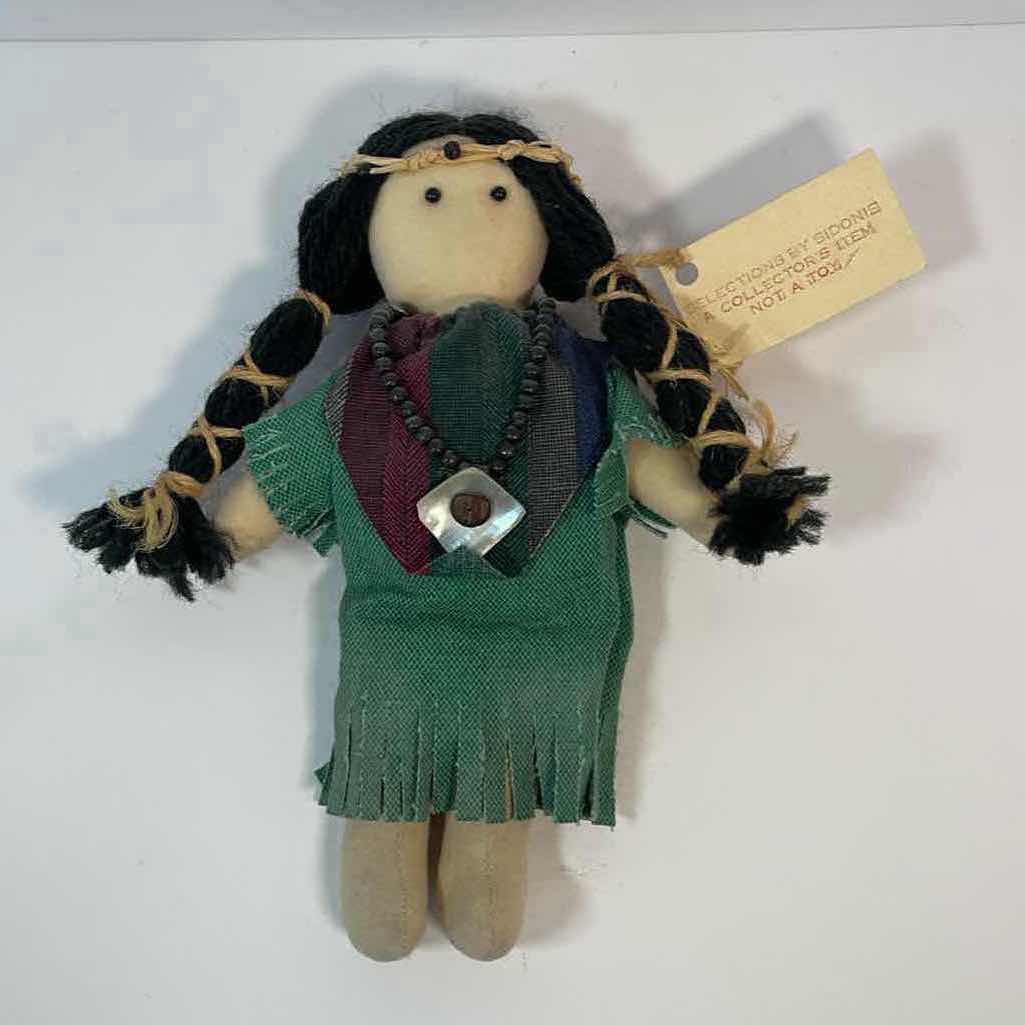 Photo 2 of VINTAGE NATIVE AMERICAN HANDMADE DOLL WITH ORIGINAL CLOTHES