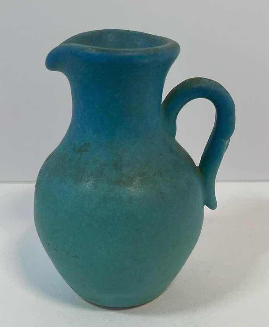 Photo 1 of VAN BRIGGLE POTTERY JUG SIGNED BY ARTIST H4” 