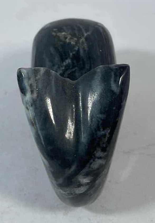 Photo 3 of POLISHED STONE WHALE PAPER WEIGHT H3”