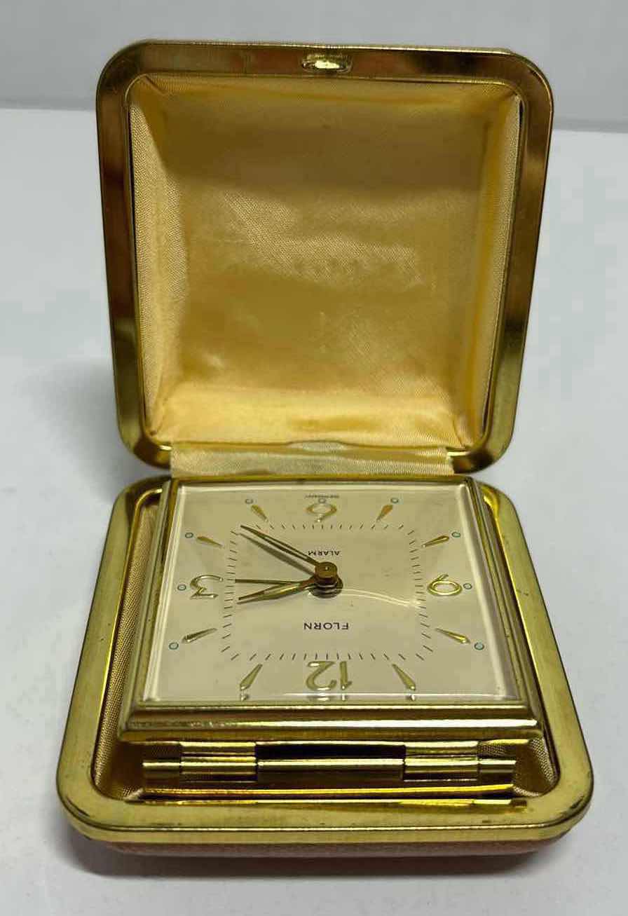 Photo 4 of VINTAGE FLORN TRAVEL ALARM CLOCK, GERMANY