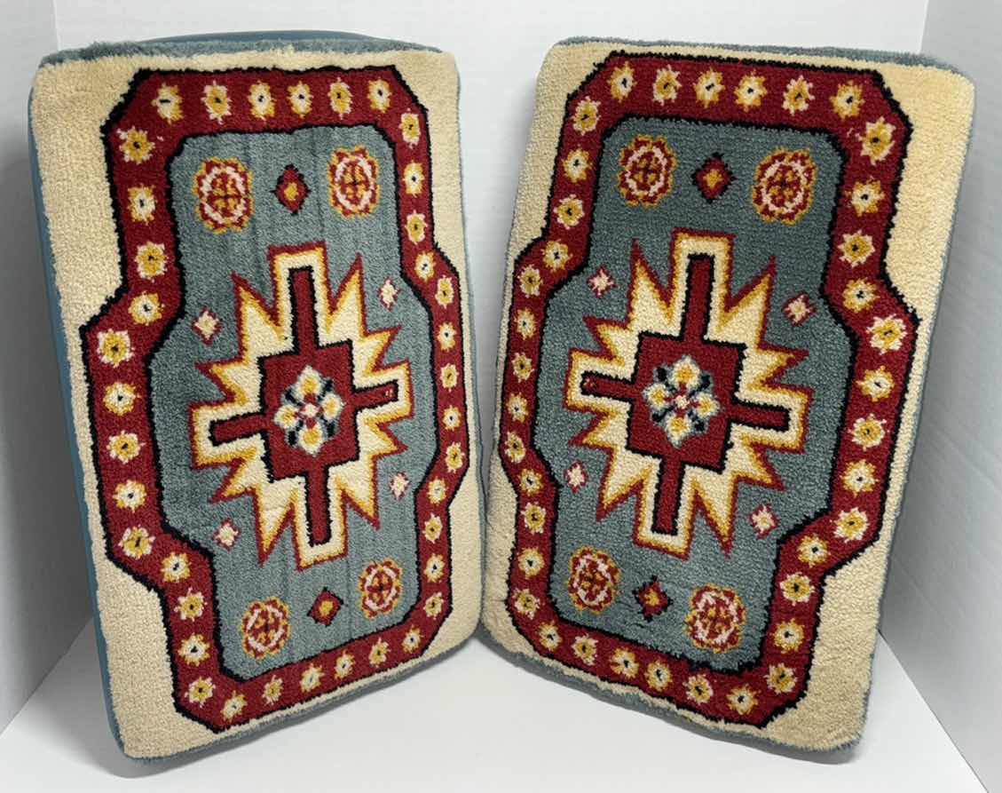 Photo 1 of NATIVE AMERICAN SITTING PADS 11” X 17.5” H4.25” (2)