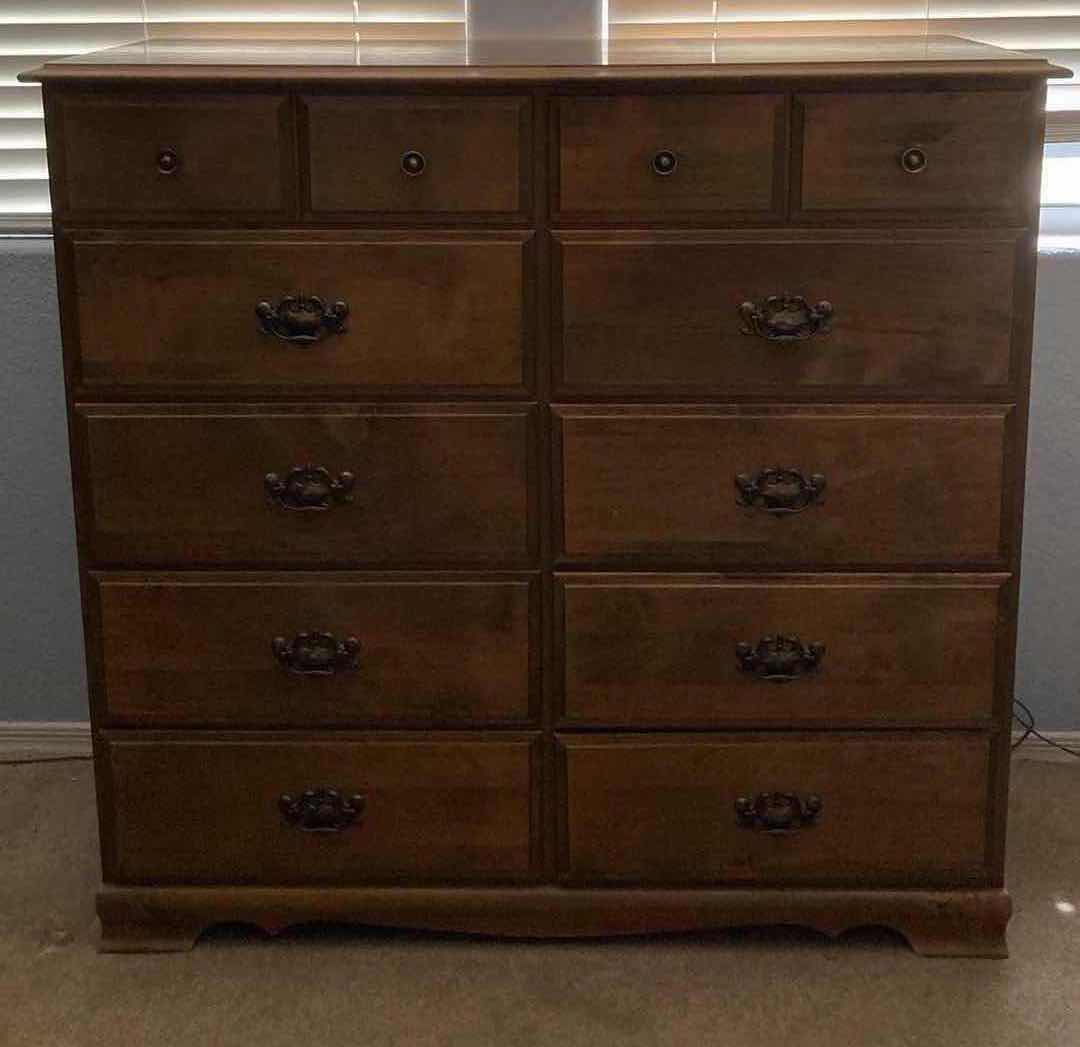 Photo 1 of WOOD 10 DRAWER DRESSER 44” X 18” H41.5”