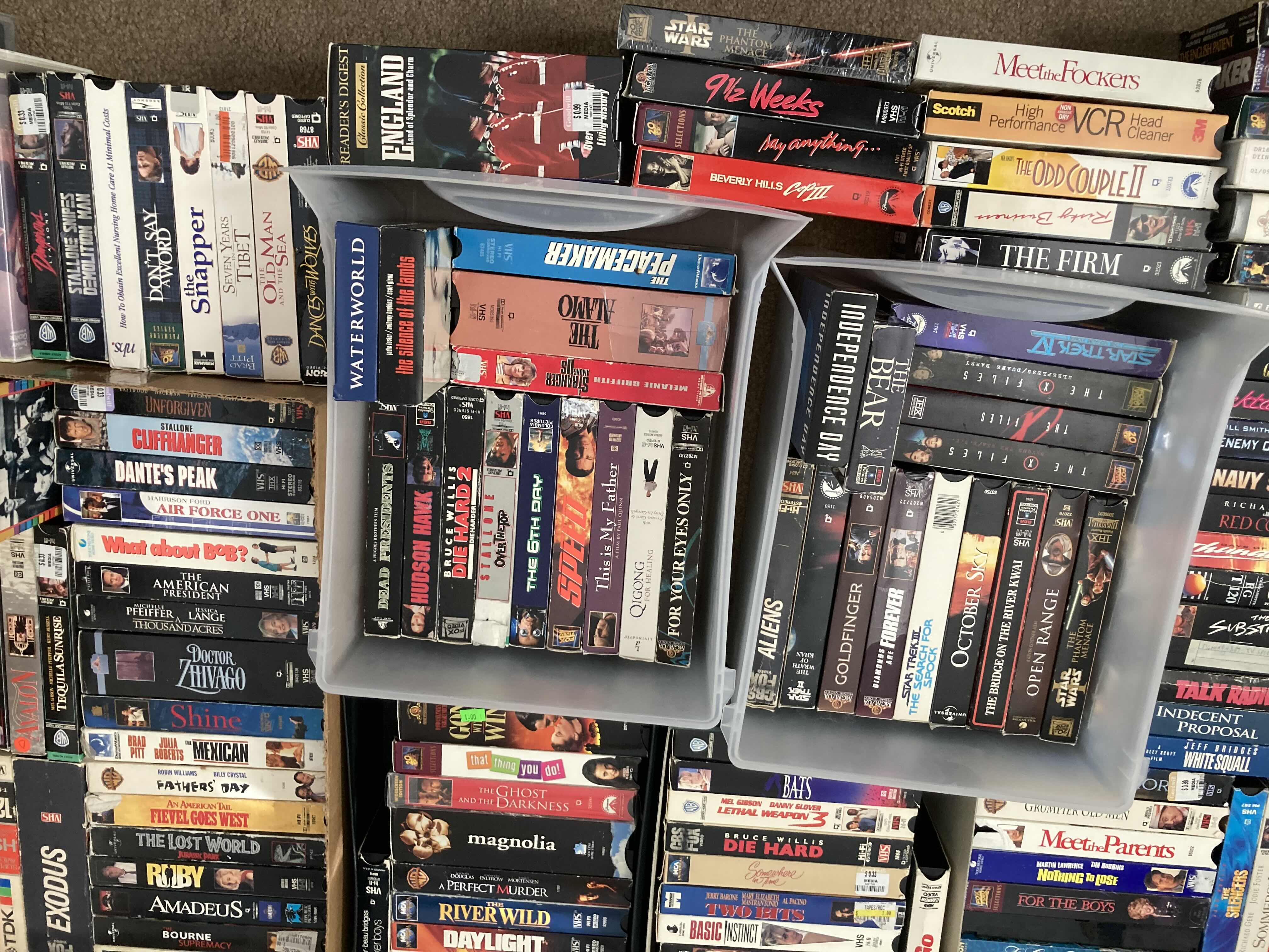 Photo 6 of VHS MOVIES & SHOWS-VARIOUS TITLES & GENRES (APPROX 70+ TITLES)