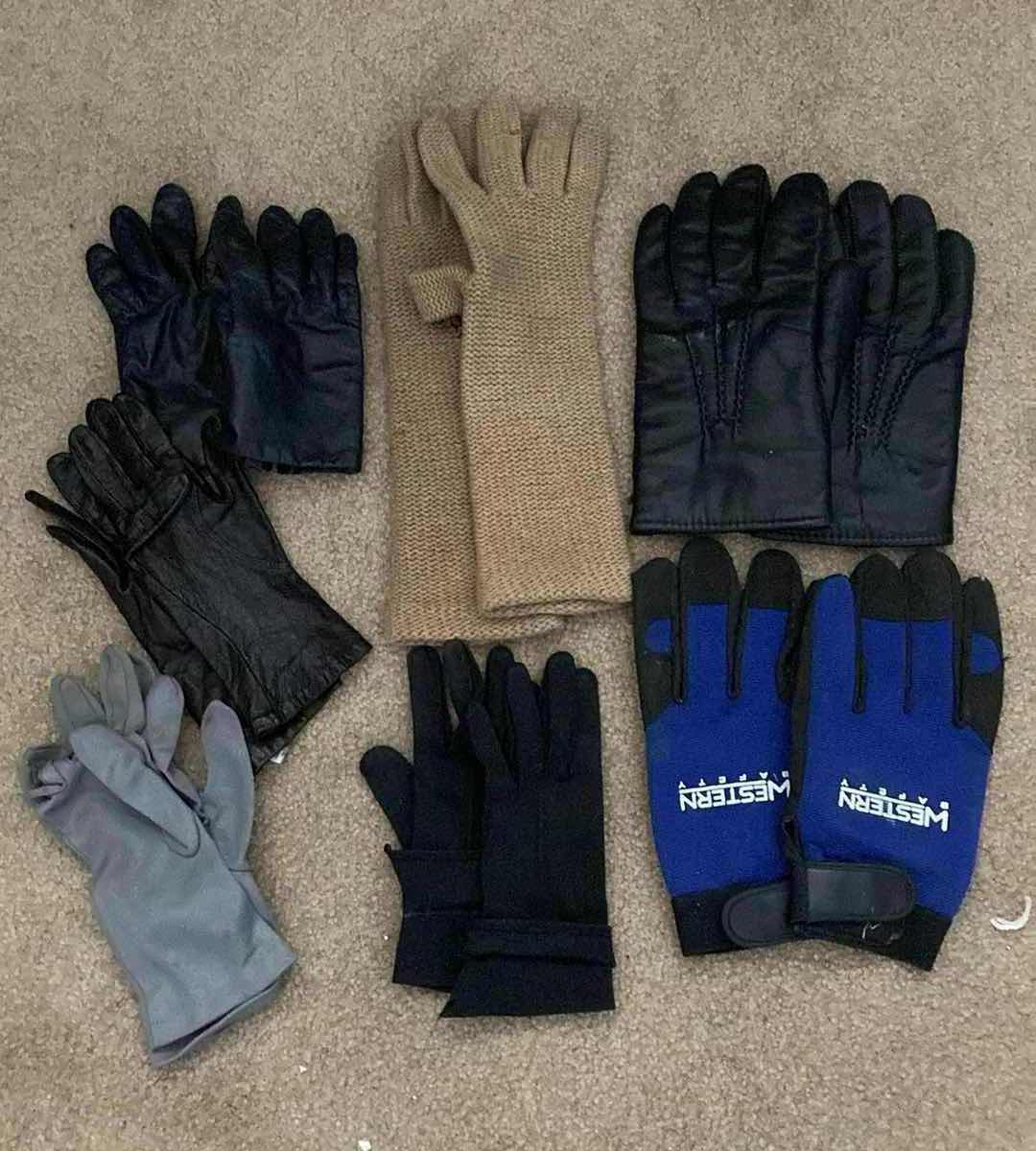 Photo 1 of WOMENS & MENS GLOVES (7 PAIRS)