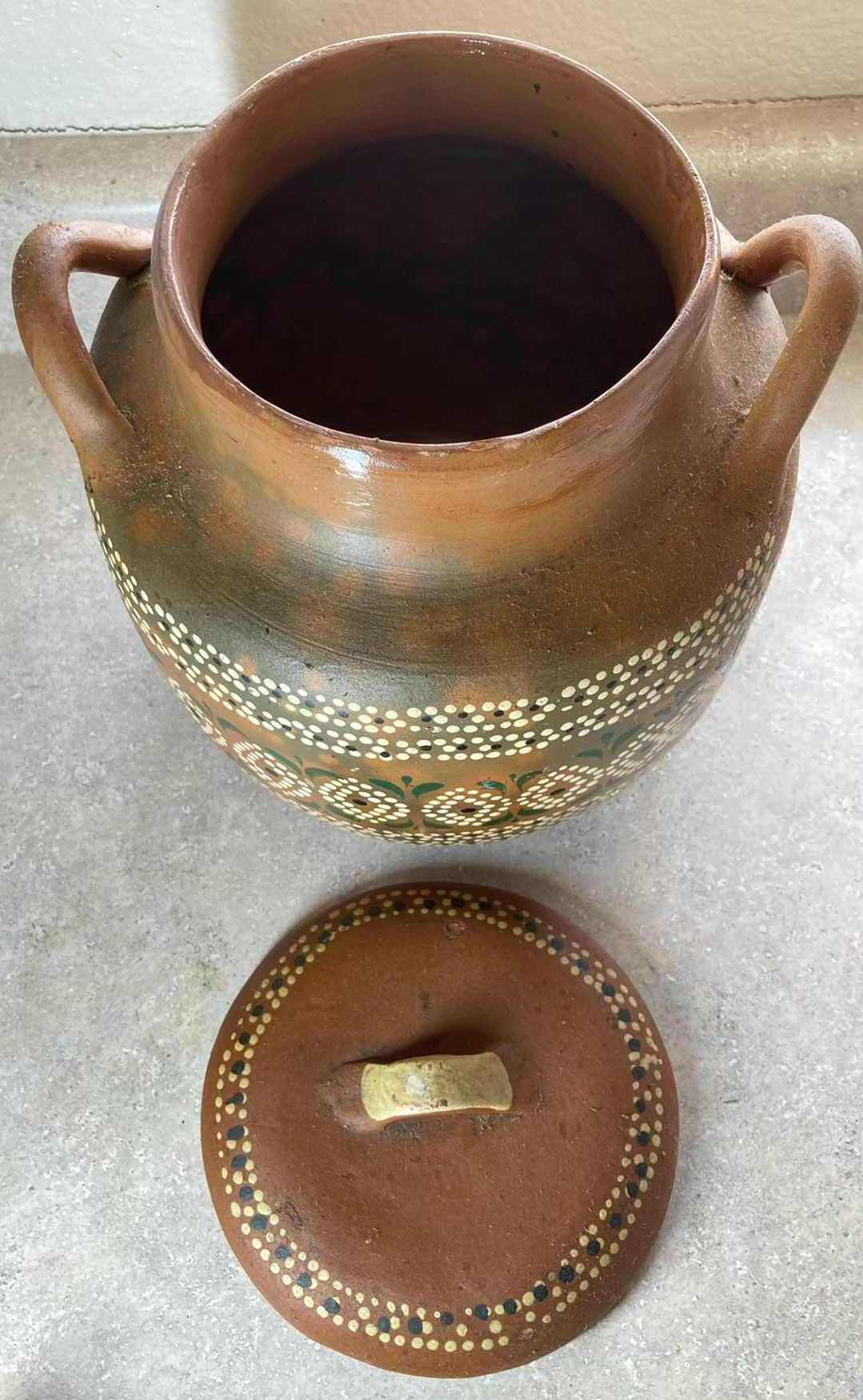 Photo 5 of SOUTHWESTERN STYLE POTTERY JAR 9” X 11”