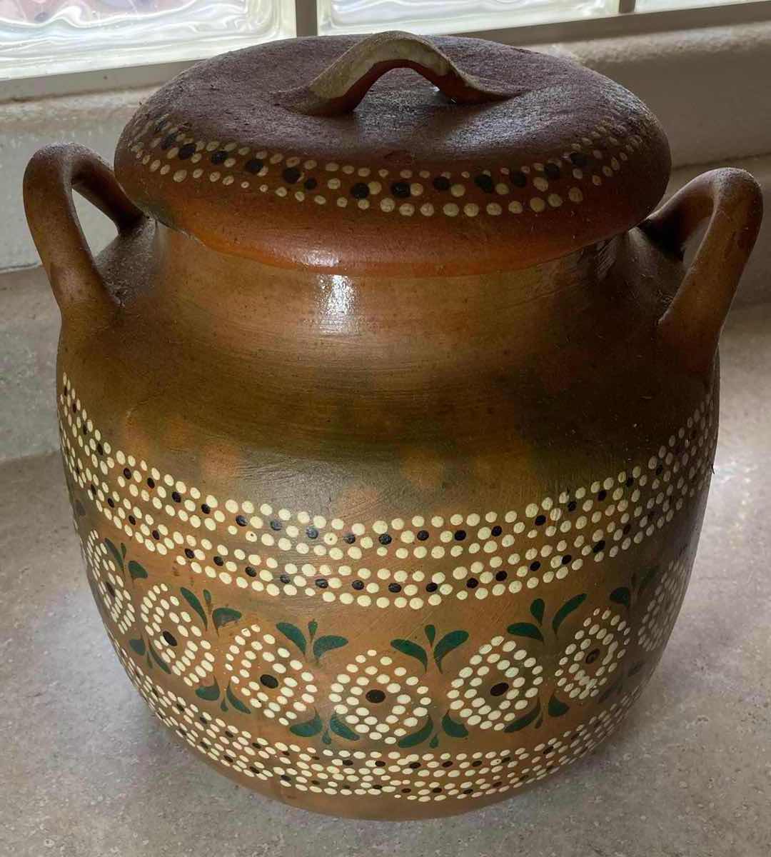 Photo 1 of SOUTHWESTERN STYLE POTTERY JAR 9” X 11”