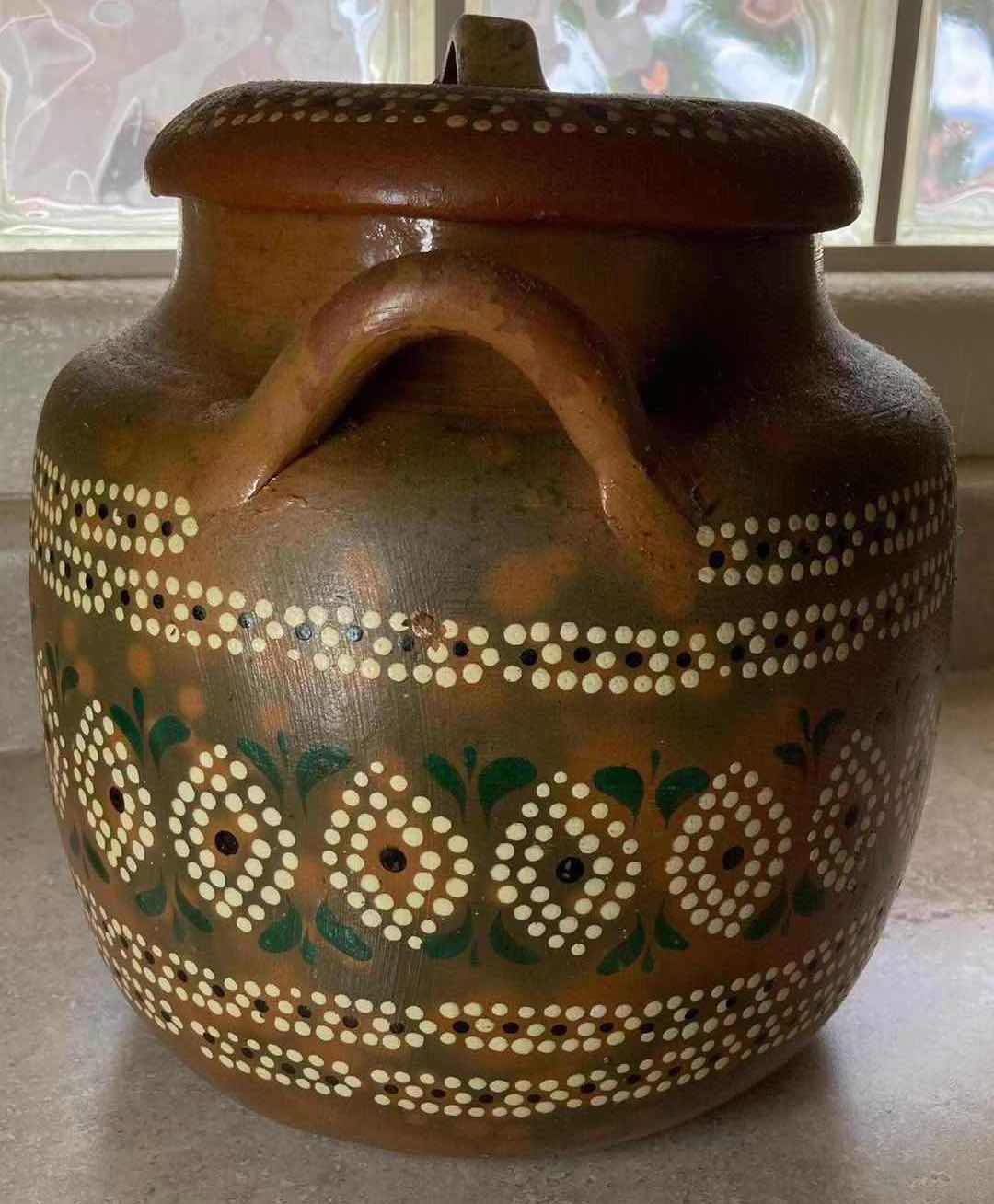 Photo 3 of SOUTHWESTERN STYLE POTTERY JAR 9” X 11”