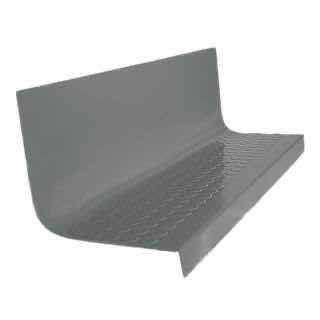 Photo 1 of ROPPE VANTAGE CIRCULAR PROFILE CHARCOAL GRAY RUBBER SQUARE NOSE STAIR TREAD 20.5” X 72.75” (1 CASE/6PCS)